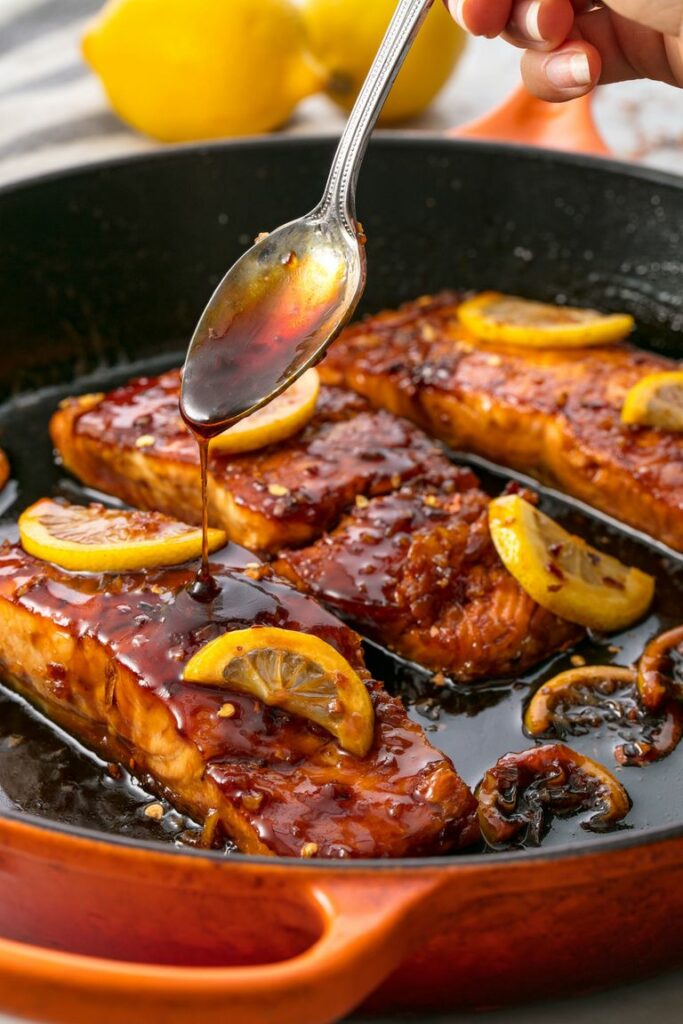 honey-garlic-glazed-salmon